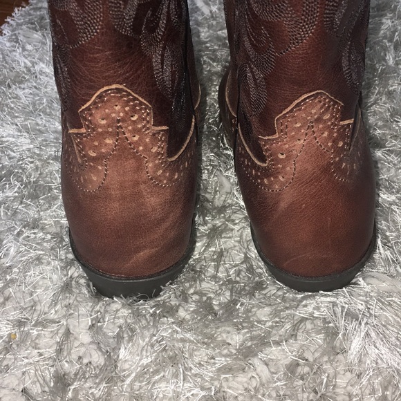 Leather cowboy boots - Picture 4 of 4